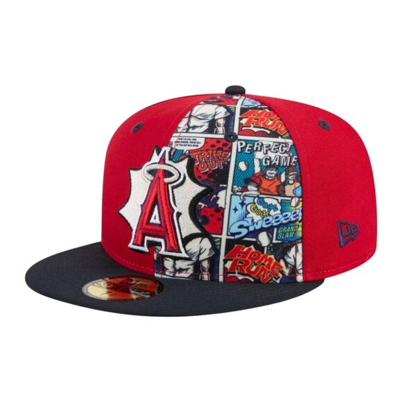 New Era Anaheim Angels Diamond Hero Edition 59FIFTY Fitted Hat Cap - Picture 3 of 9
